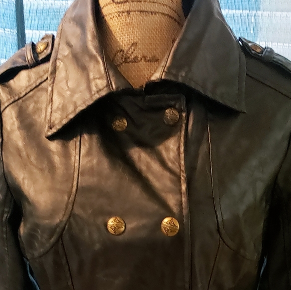 Paper Denim and Cloth Trendy Faux Leather Jacket - Picture 8 of 8
